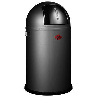 Wesco Pushboy Junior Bin, 22L Silver Wesco Pushboy Junior Bin, 22L Silver